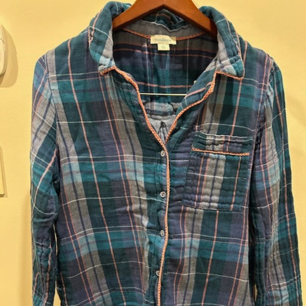 Cozy Sundance Flannel Pajama Set - Size Small